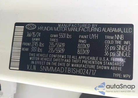 2025 Genesis Gv70 2.5T Awd from USA, damaged, VIN 5NMMADTB1SH024717